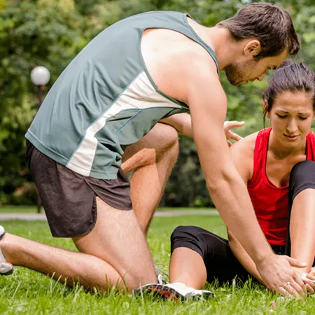 Sports activities with high impact on joints